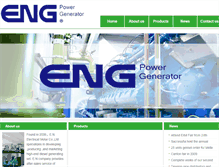 Tablet Screenshot of e-ngenerator.com